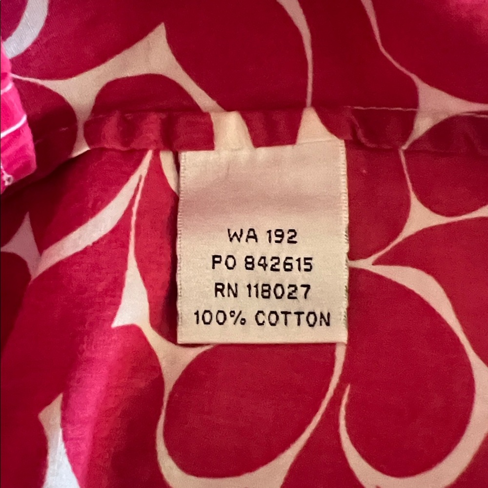 Boden Red and White Long Sleeve Top - Picture 8 of 8